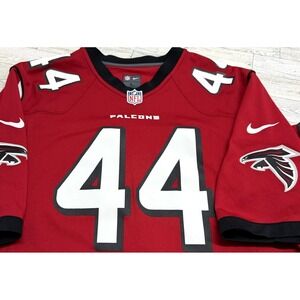 Nike Atlanta Falcons Beasley Jr #44 NFL Red Super Bowl 51 On Field Jersey LARGE